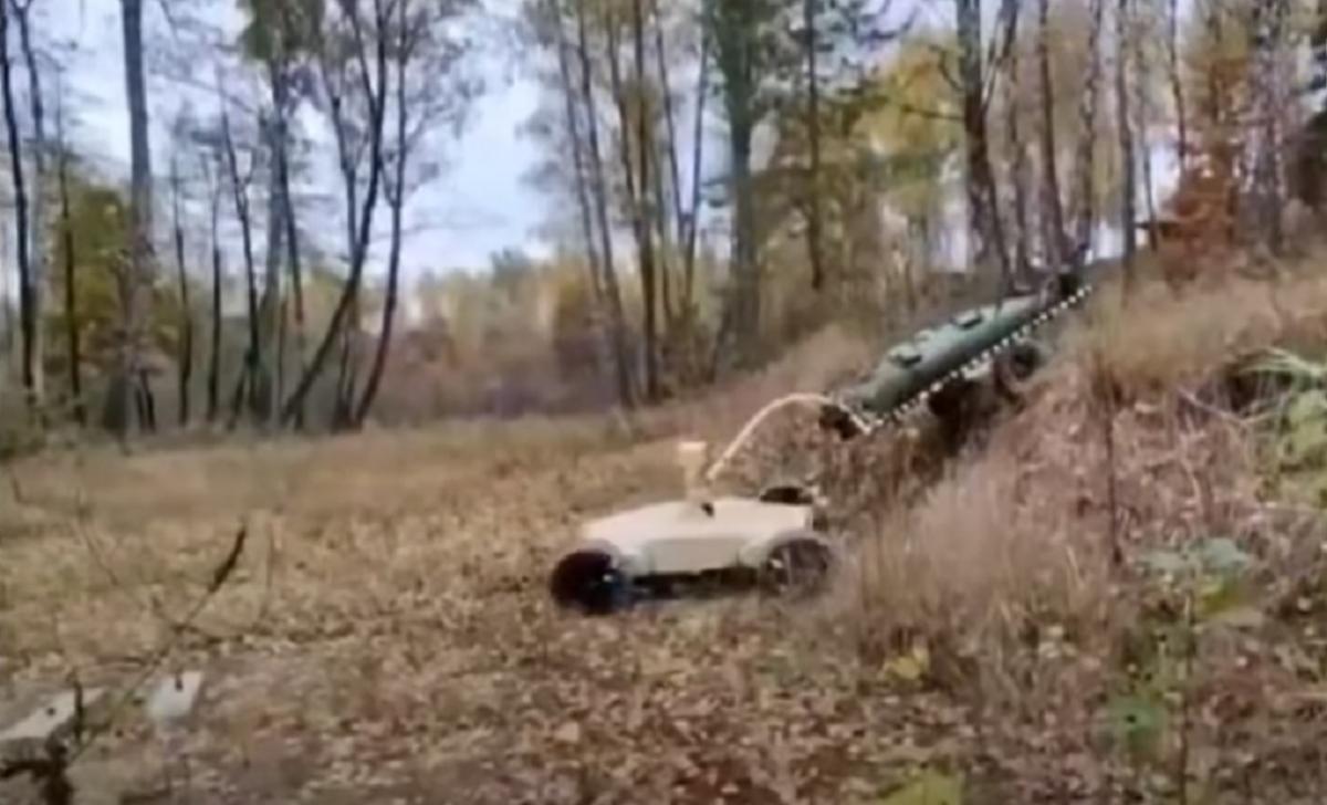 Дрон-мінер "Довбуш" може використовуватися для розмінування та транспортування поранених. / фото скріншот Дрон-мінер "Довбуш" може використовуватися для розмінування та транспортування поранених. / фото скріншот