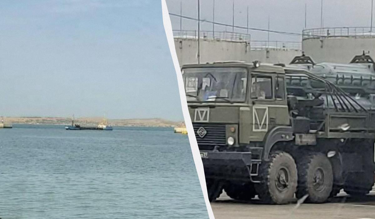 РФ перекидає кораблі на свою територію / Колаж УНІАН / фото "АТЕШ" РФ перекидає кораблі на свою територію / Колаж УНІАН / фото "АТЕШ"