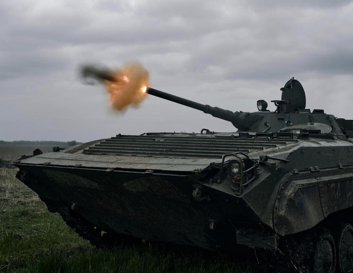 Оккупанты атаковали почти по всей линии фронта / фото facebook.com/GeneralStaff.ua