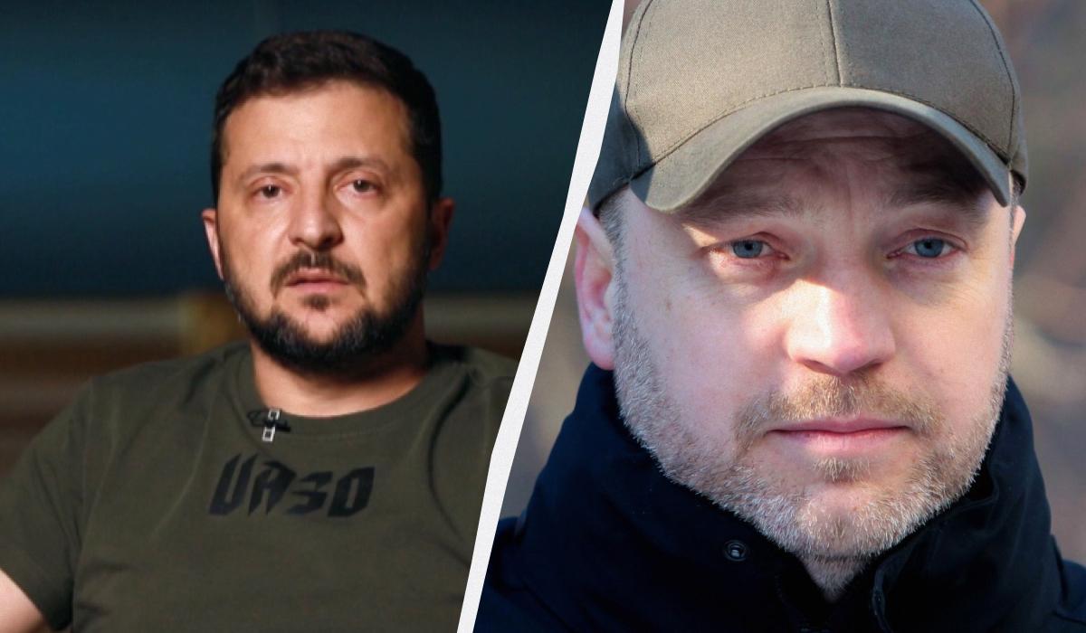 Денис Монастырский подарил Владимиру Зеленскому копию меча Петра Сагайдачного / коллаж со скриншота и фото УНИАН Денис Монастырский подарил Владимиру Зеленскому копию меча Петра Сагайдачного / коллаж со скриншота и фото УНИАН