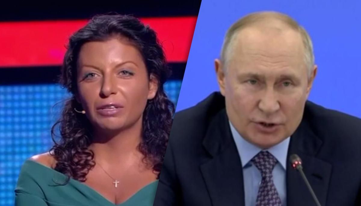 Симоньян раскрыла, когда Путин пойдет на мир с Украиной / Коллаж УНИАН, фото скриншот Симоньян раскрыла, когда Путин пойдет на мир с Украиной / Коллаж УНИАН, фото скриншот