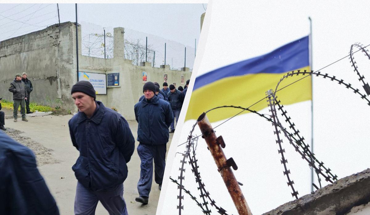 Як живуть російські військовополонені в українській колонії / Колаж УНІАН, фото УНІАН, Дмитро Клочко