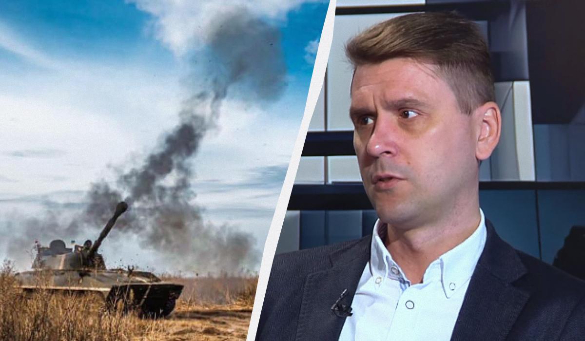 На частині території Запорізької області йде позиційна війна, стверджує Олександр Коваленко / колаж УНІАН з фото 53 ОМБр ім. князя Володимира Мономаха й скріншоту На частині території Запорізької області йде позиційна війна, стверджує Олександр Коваленко / колаж УНІАН з фото 53 ОМБр ім. князя Володимира Мономаха й скріншоту