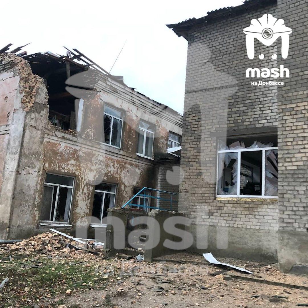 Последствия удара / Mash на Донбассе Последствия удара / Mash на Донбассе
