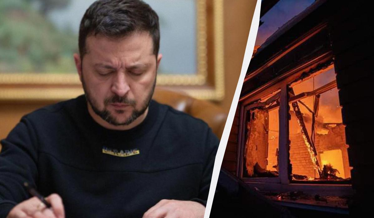 Володимир Зеленський прокоментував рекордну ворожу атаку безпілотниками / колаж УНІАН з фото t.me/V_Zelenskiy_official й t.me/dsns_telegram