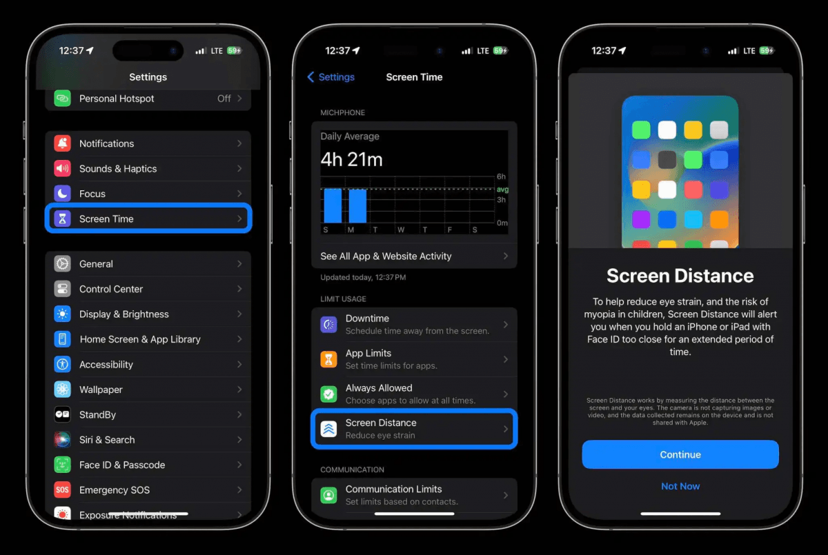 В iPhone после обновления нашли функцию защиты глаз: что это такое и как она работает В iPhone после обновления нашли функцию защиты глаз: что это такое и как она работает