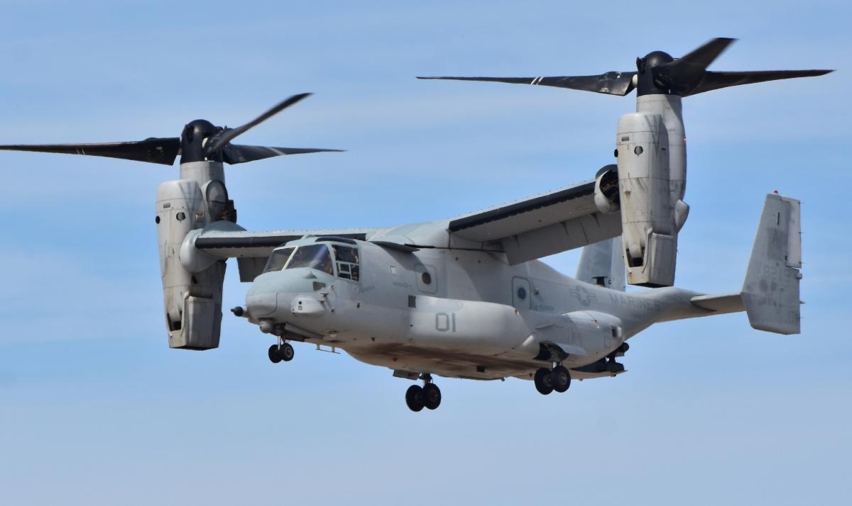 Конвертоплан V-22 Osprey армії США розбився біля берегів Японії / фото ua.depositphotos.com Конвертоплан V-22 Osprey армії США розбився біля берегів Японії / фото ua.depositphotos.com