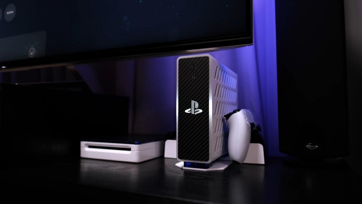 Инженер спроектировал и собрал собственную PS5 Slim / Скриншот с видео