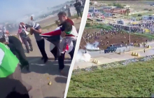 В Турции антиизраильские протестующие попытались штурмовать базу США (видео)