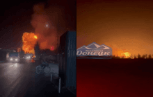 В оккупарованном Седово "минуснули" большой состав БК окупантов, - СМИ (видео)