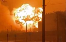 В Челябинске случился "эпичный" пожар на заводе, производящем танковые двигатели (видео)