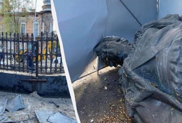 В Одесі під час атаки РФ ледь не знесло голову Катерині II (фото)