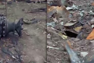 Оккупант показал братскую могилу РФ под Авдеевкой (видео)