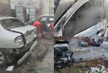 Оккупанты обстреляли Херсон: погибли двое водителей (фото)