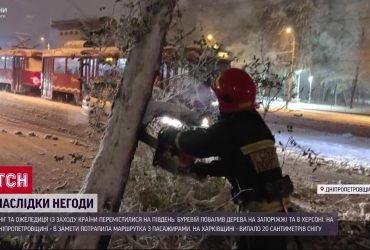 Снег, ураган и гололедица продолжают творить бедствие в Украине