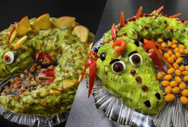 Вкуснейший салат Новогодний Дракон: шикарное блюдо за 15 минут