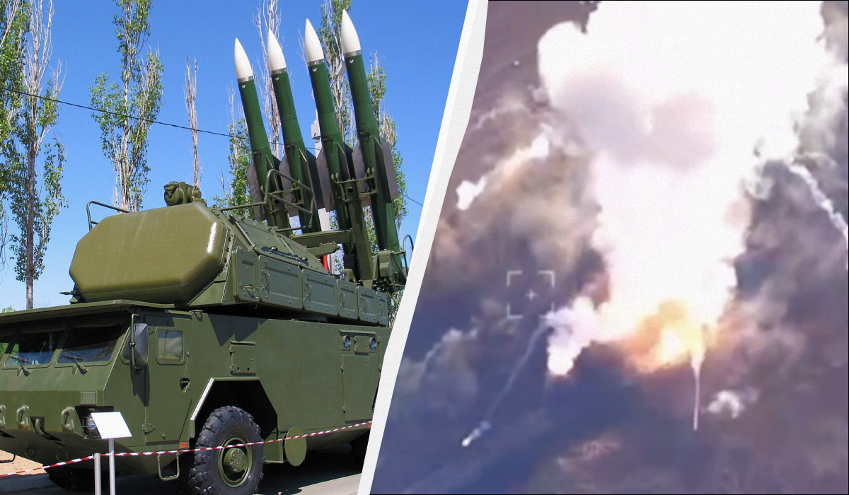 На юге россияне потеряли дорогой "Бук-М2" / коллаж УНИАН, фото wikipedia.org, кадр из видео На юге россияне потеряли дорогой "Бук-М2" / коллаж УНИАН, фото wikipedia.org, кадр из видео