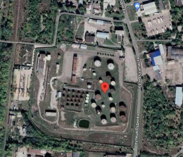 Місце розташування складів в окупованому Луганську / фото СтратКом ЗСУ Місце розташування складів в окупованому Луганську / фото СтратКом ЗСУ