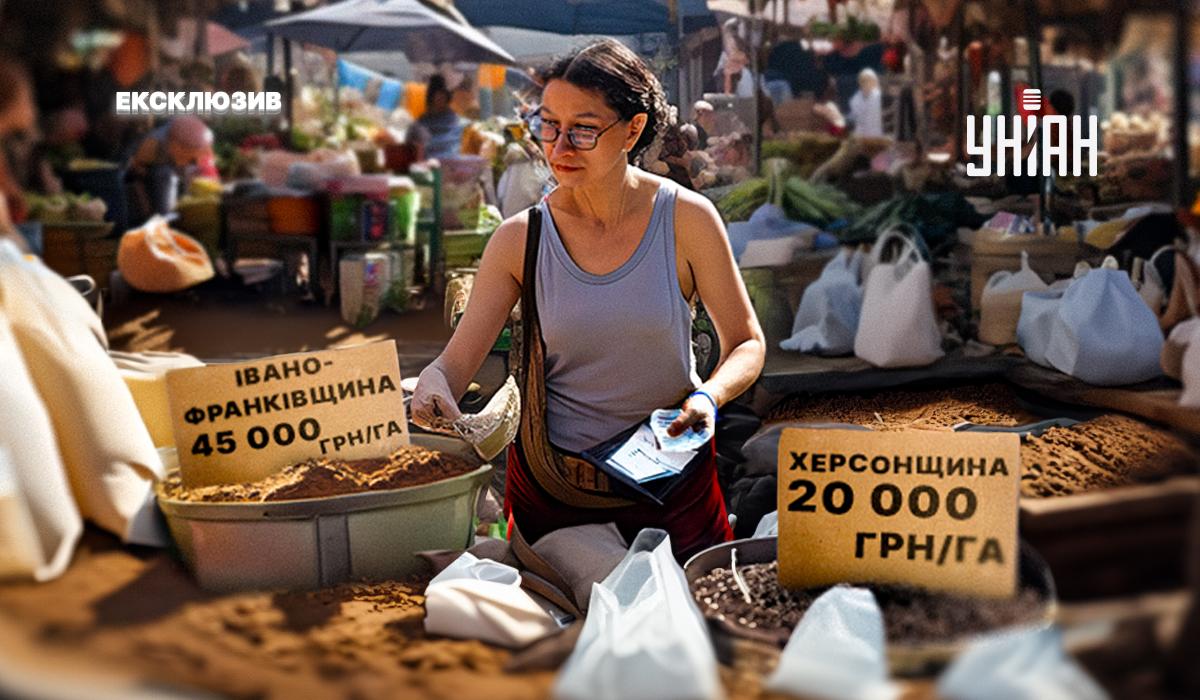 УНІАН дізнавався,: кому та за які гроші продаватимуть українську землю з 1 січня / колаж УНІАН УНІАН дізнавався,: кому та за які гроші продаватимуть українську землю з 1 січня / колаж УНІАН