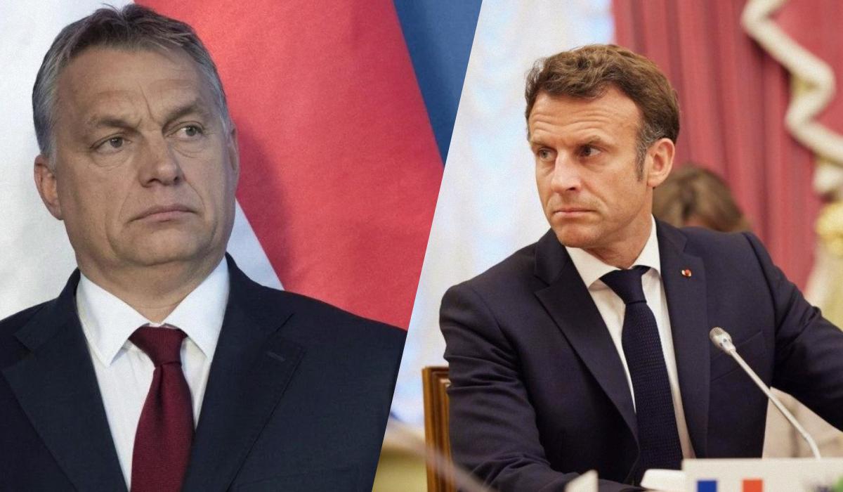 Макрон спробує переконати Орбана змінити позицію щодо вступу України до ЄС / колаж УНІАН, фото УНІАН Макрон спробує переконати Орбана змінити позицію щодо вступу України до ЄС / колаж УНІАН, фото УНІАН