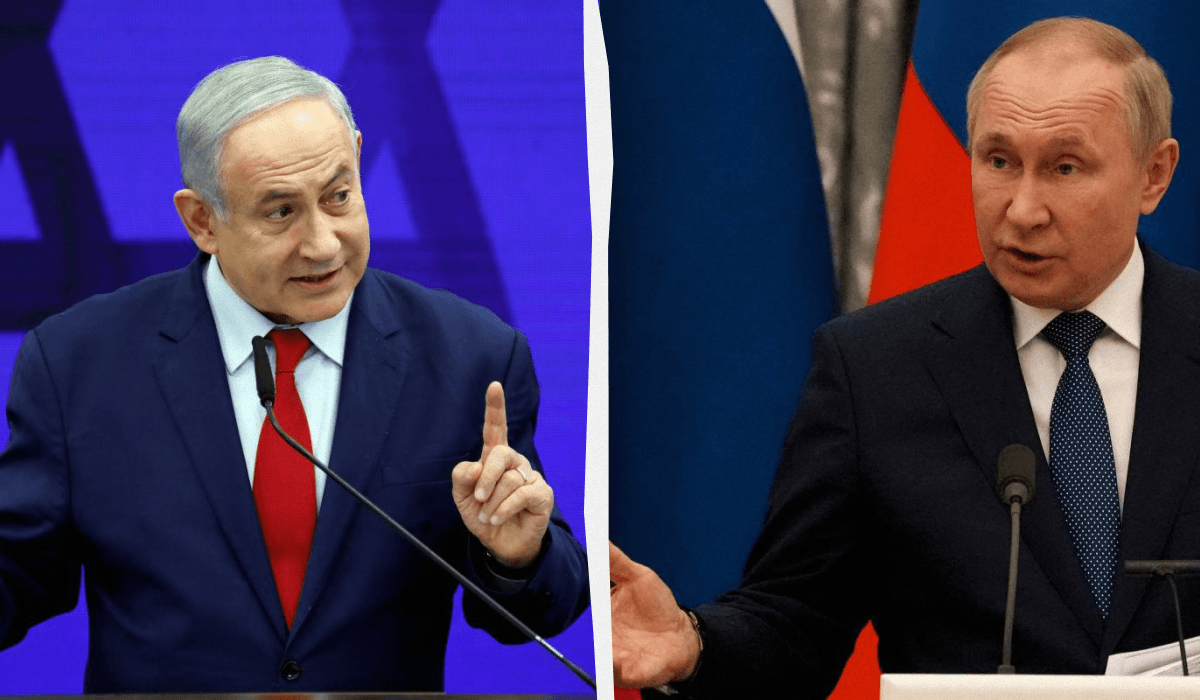 Нетаньяху и Путин рассказали друг другу все, что думают / коллаж УНИАН, фото REUTERS Нетаньяху и Путин рассказали друг другу все, что думают / коллаж УНИАН, фото REUTERS