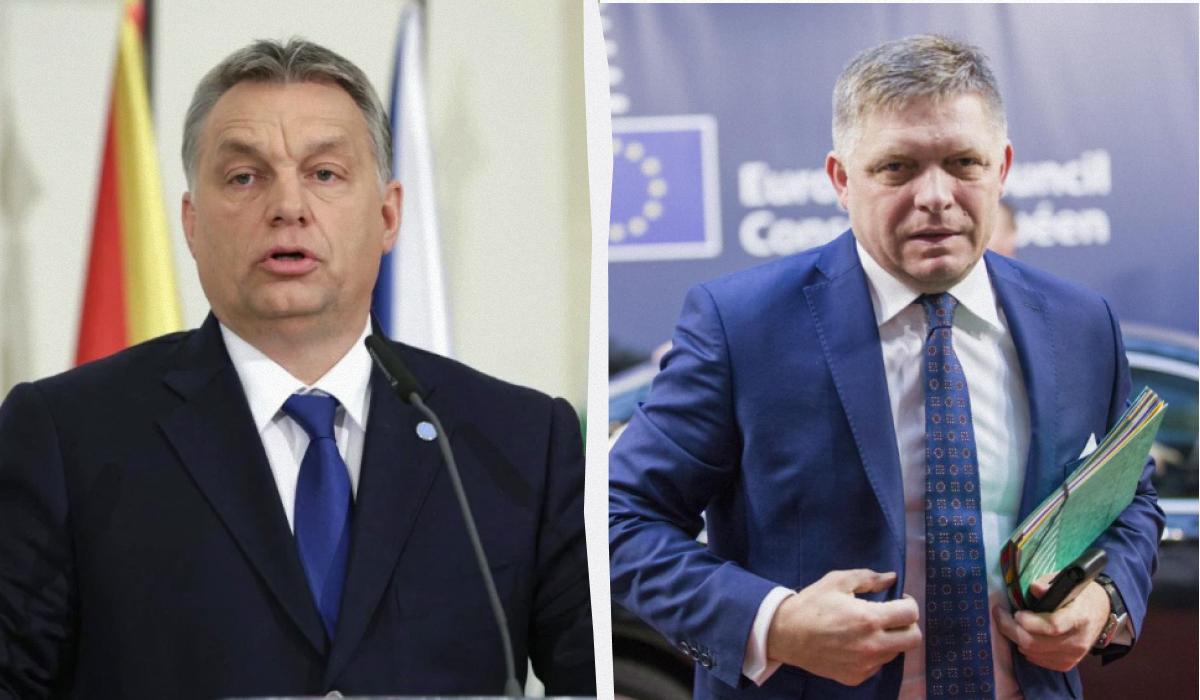 Угорщину та Словаччину очолюють проросійські уряди / колаж УНІАН / фото ua.depositphotos.com, consilium.europa.eu Угорщину та Словаччину очолюють проросійські уряди / колаж УНІАН / фото ua.depositphotos.com, consilium.europa.eu