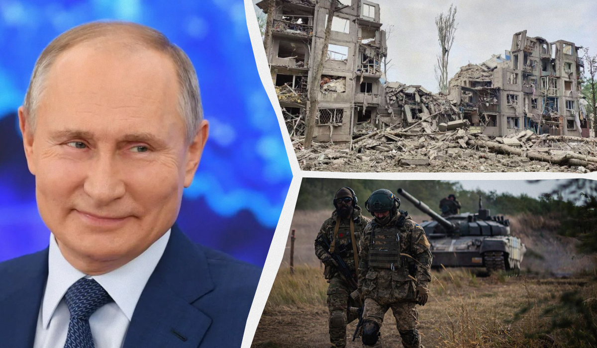 Перемога Путіна занурить світ у похмурі часи / колаж УНІАН, фото REUTERS, Telegram/Віталій Барабаш, facebook.com/JointForcesCommandAFU Перемога Путіна занурить світ у похмурі часи / колаж УНІАН, фото REUTERS, Telegram/Віталій Барабаш, facebook.com/JointForcesCommandAFU