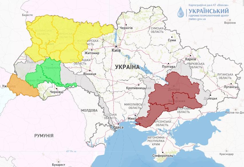 В ряде рек Украины ожидается повышение уровня воды / фото Укргидрометцентр В ряде рек Украины ожидается повышение уровня воды / фото Укргидрометцентр