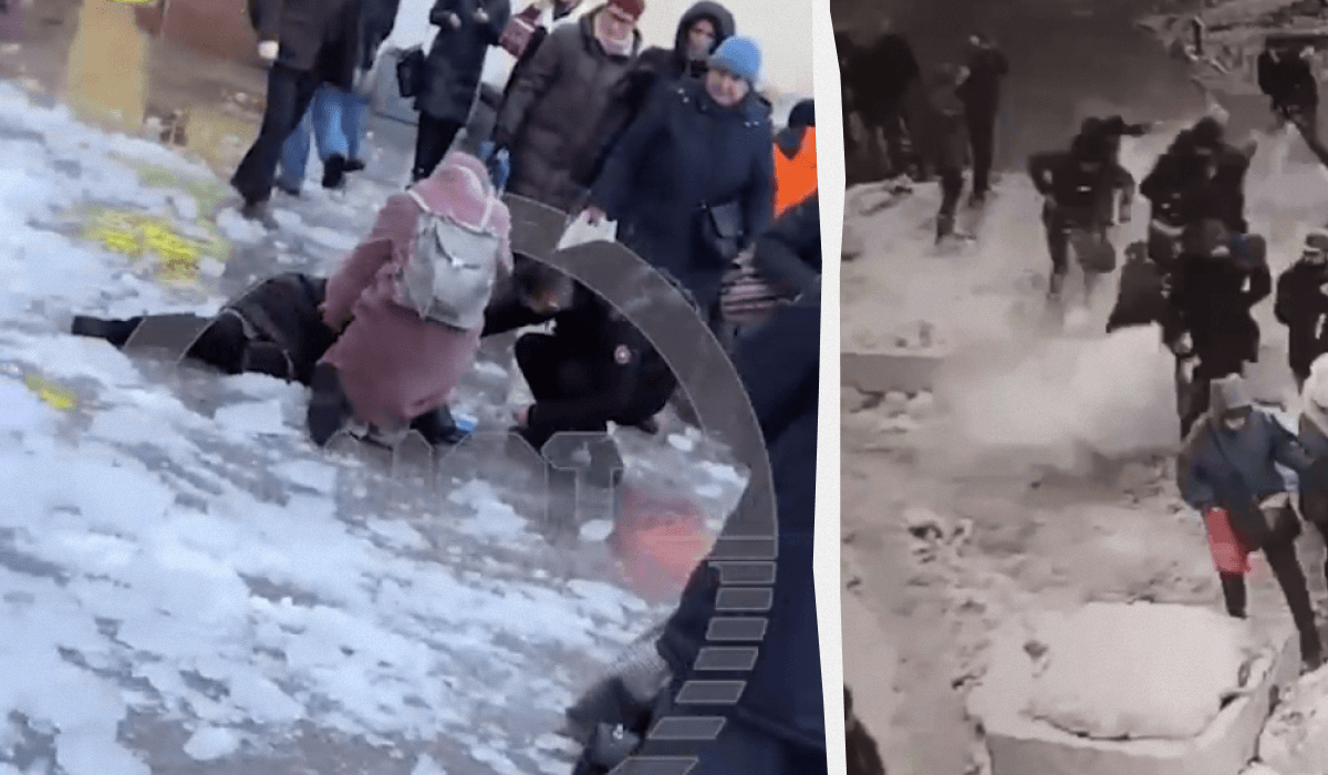 У мережі опубліковано момент смертельного інциденту / колаж УНІАН, кадри з відео