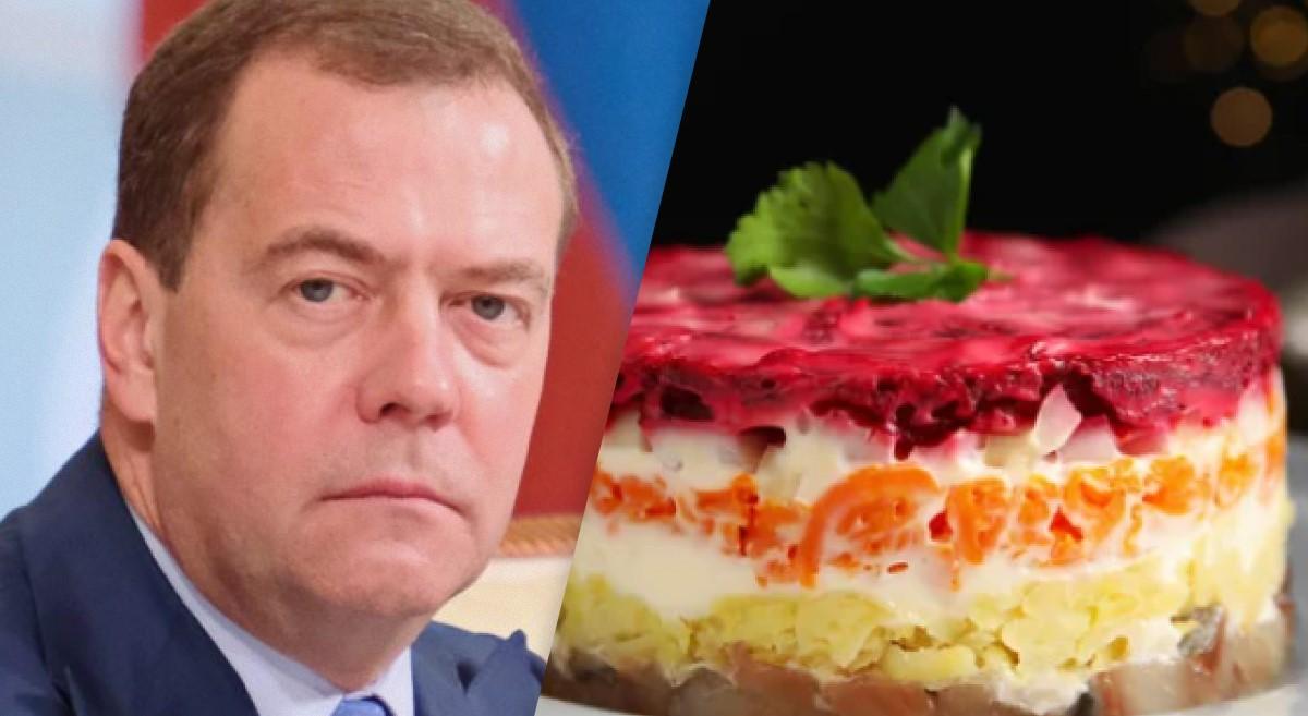 У Медведєва передноворічне загострення, він хоче саджати українців за "оселедець під шубою" / Колаж УНІАН, фото ua.depositphotos.com У Медведєва передноворічне загострення, він хоче саджати українців за "оселедець під шубою" / Колаж УНІАН, фото ua.depositphotos.com
