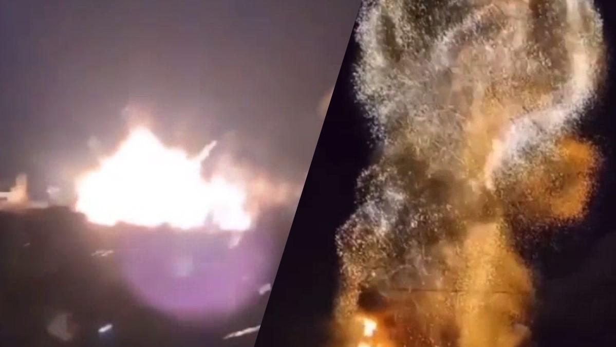 Як ЗСУ вдарили по кораблю "Новочеркаськ", цей момент є на відео / Колаж УНІАН, фото скріншот Як ЗСУ вдарили по кораблю "Новочеркаськ", цей момент є на відео / Колаж УНІАН, фото скріншот