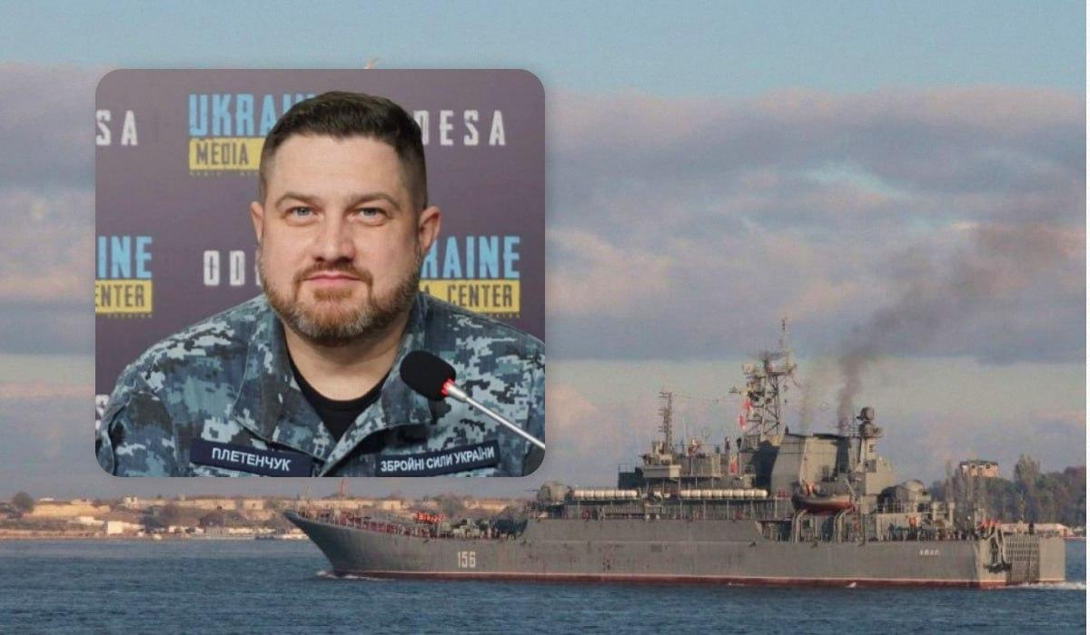 Плетенчук розповів, що ВМС вдалося пошкодити 22 ворожі кораблі / колаж УНІАН, фото з Facebook-сторінки Дмитра Плетенчука, УНІАН