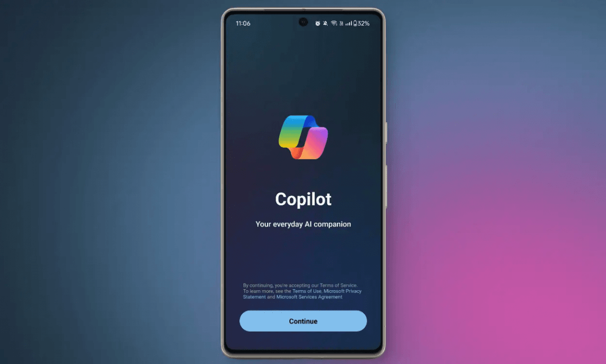 Microsoft выпустил в Google Play бесплатную мобильную версию ИИ Copilot / Скриншот Microsoft выпустил в Google Play бесплатную мобильную версию ИИ Copilot / Скриншот