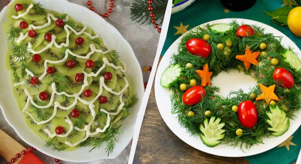 рецепты салатов без майонеза на праздничный стол простые и вкусные | Дзен