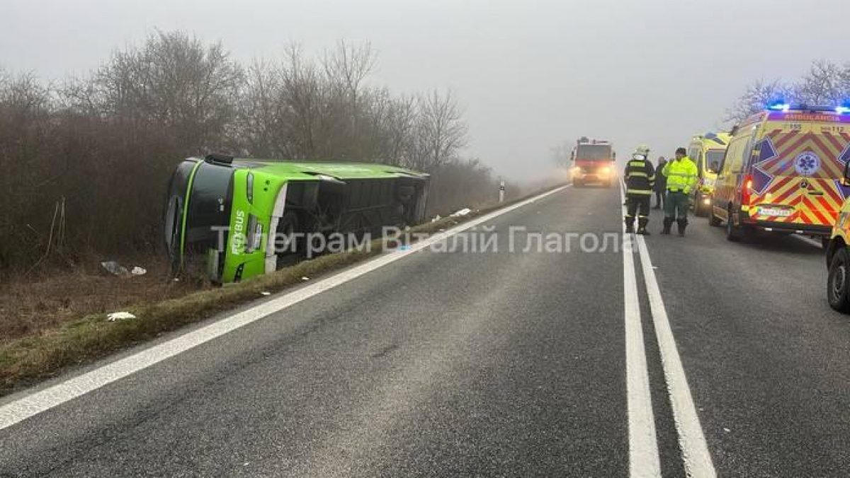 В Словакии перевернулся автобус из Украины: в салоне было 53 пассажира  (фото) — УНИАН