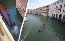 В Венеции туристы ослушались гондольера и оказались в ледяной воде: все ради селфи