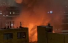 У центрі Москви загорівся завод, який допомагає оборонці РФ (відео)