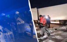 Разблокированный пункт пропуска на границе с Польшей снова перекрыли: перевозчики спорят с полицией (видео)