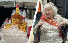 Даже сейчас пьет виски: 105-летняя женщина рассказала о своем секрете долголетия