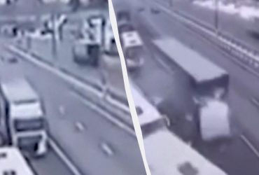 В России фура протаранила колонну Росгвардии (фото)