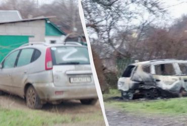 В Мариуполе партизаны взорвали офицера РФ вместе с машиной (фото)