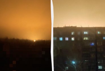 В окупованій Макіївці спалахнула пожежа, частина міст Донеччини – без газу (відео)