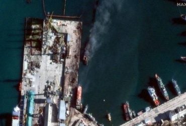 Стало відомо, куди росіяни забрали кораблі з порту Феодосії після удару ЗСУ