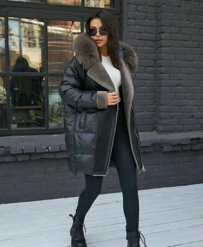 Лучше выбирать объемные пуховики / Скриншот Instagram