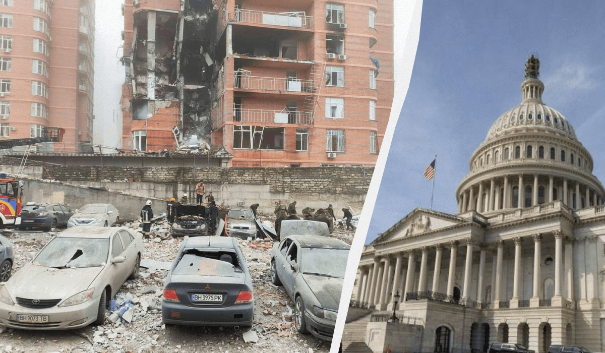 Пока США празднуют Новый год, Россия разрушает города Украины / коллаж УНИАН, фото t.me/mvs_ukraine, president.gov.ua Пока США празднуют Новый год, Россия разрушает города Украины / коллаж УНИАН, фото t.me/mvs_ukraine, president.gov.ua