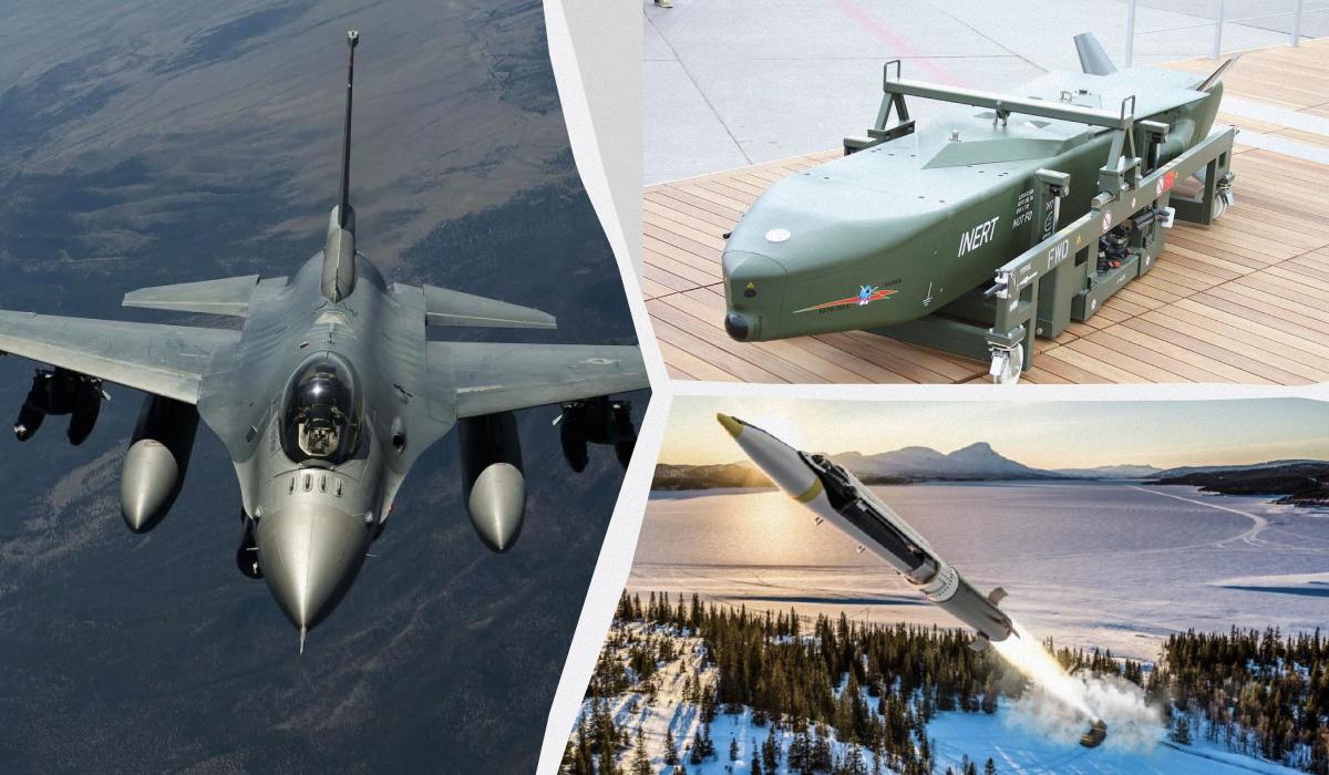 Кроме F-16, Украина может получить еще ракеты TAURUS и высокоточные бомбы GLSDB / коллаж УНИАН, фото wikimedia.org, US Air Force, saab.com Кроме F-16, Украина может получить еще ракеты TAURUS и высокоточные бомбы GLSDB / коллаж УНИАН, фото wikimedia.org, US Air Force, saab.com