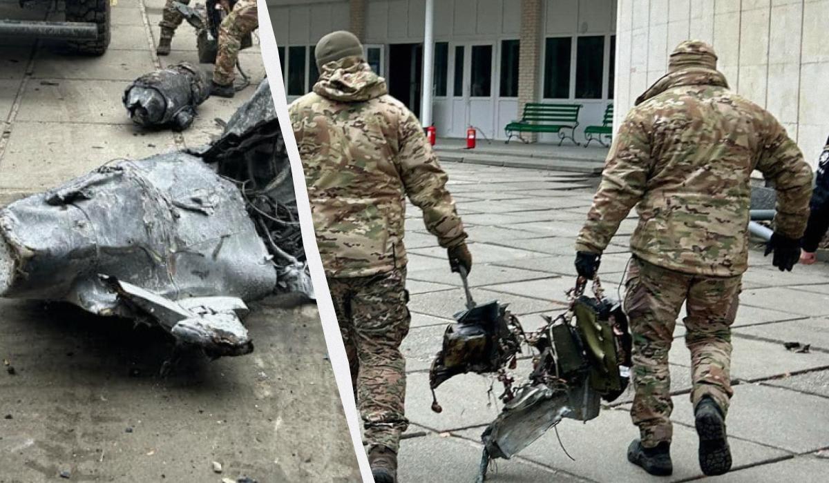 The rocket debris has already been removed / Collage  / photo Command of the Medical Forces of the Armed Forces of Ukraine