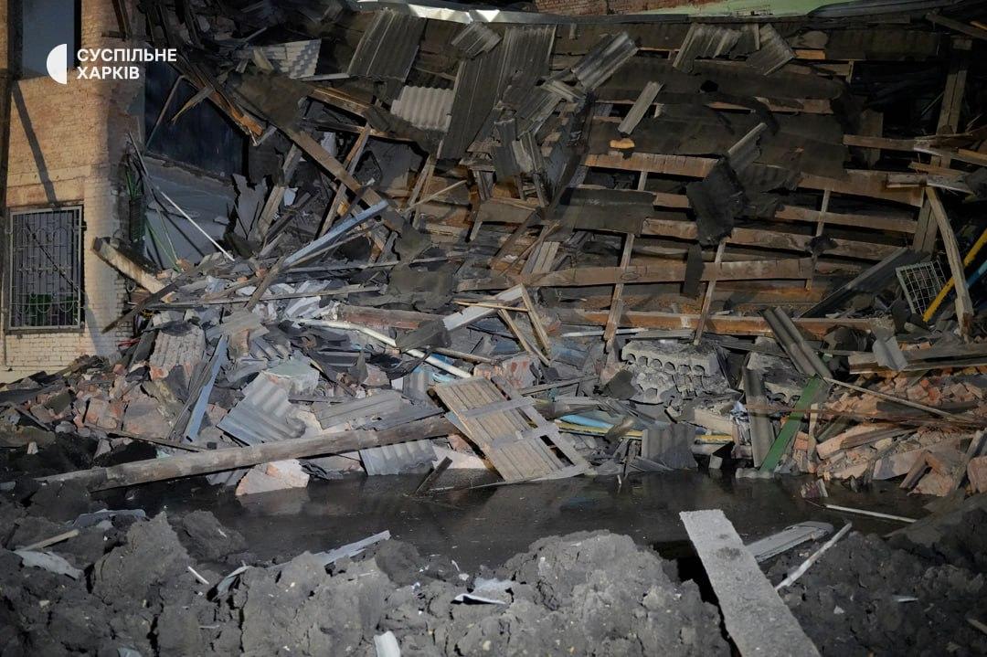Стався обвал будівлі / фото Суспільне Стався обвал будівлі / фото Суспільне