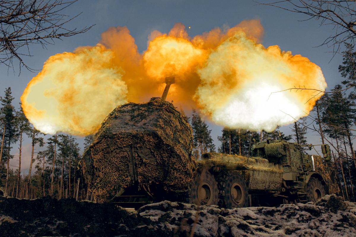 Українські бійці борються за Авдіївку / фото 45 окрема артилерійська бригада ЗСУ