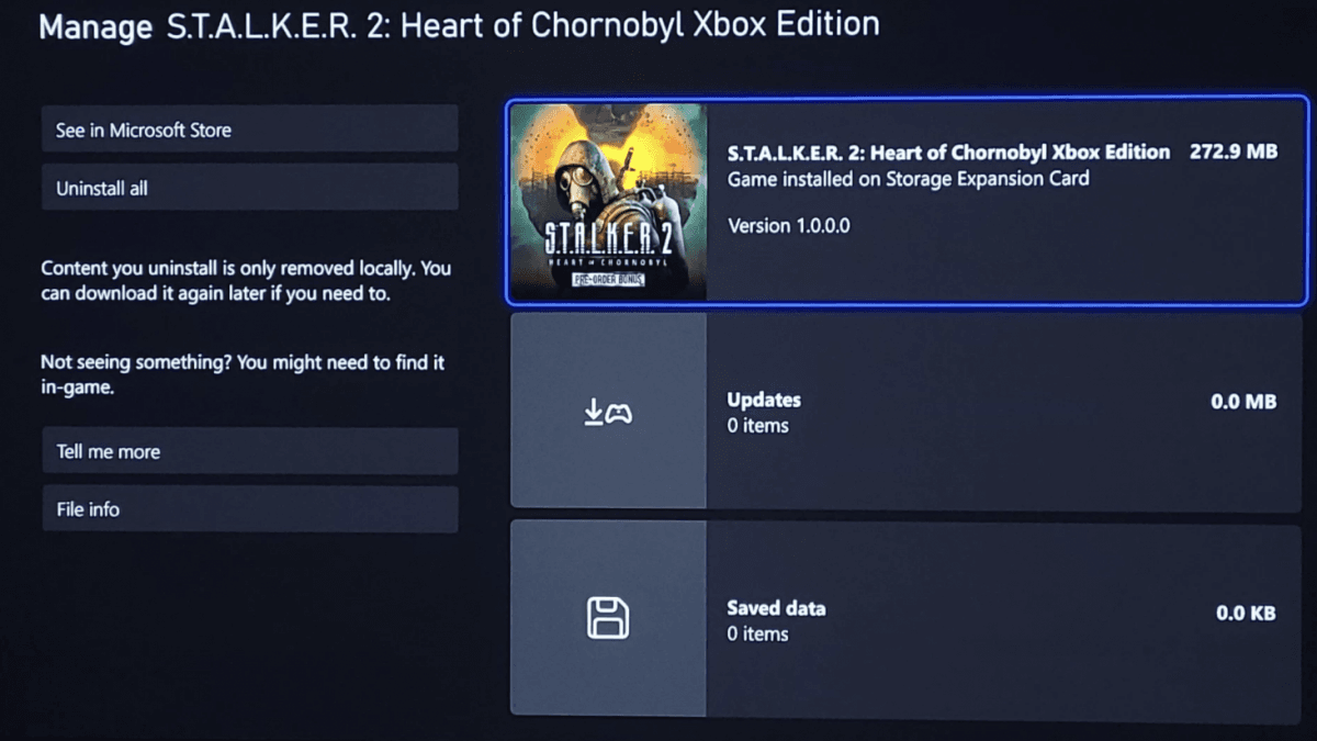 Реліз STALKER 2 все ближче: на Xbox стартувало передзавантаження довгоочікуваної гри Реліз STALKER 2 все ближче: на Xbox стартувало передзавантаження довгоочікуваної гри